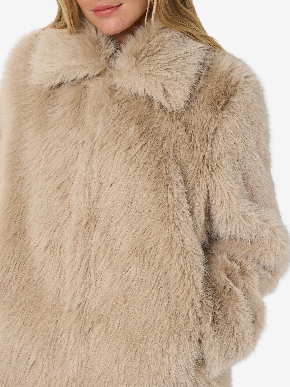 NMEVIE Coat - Oatmeal - VERO MODA & VILA Bergvik